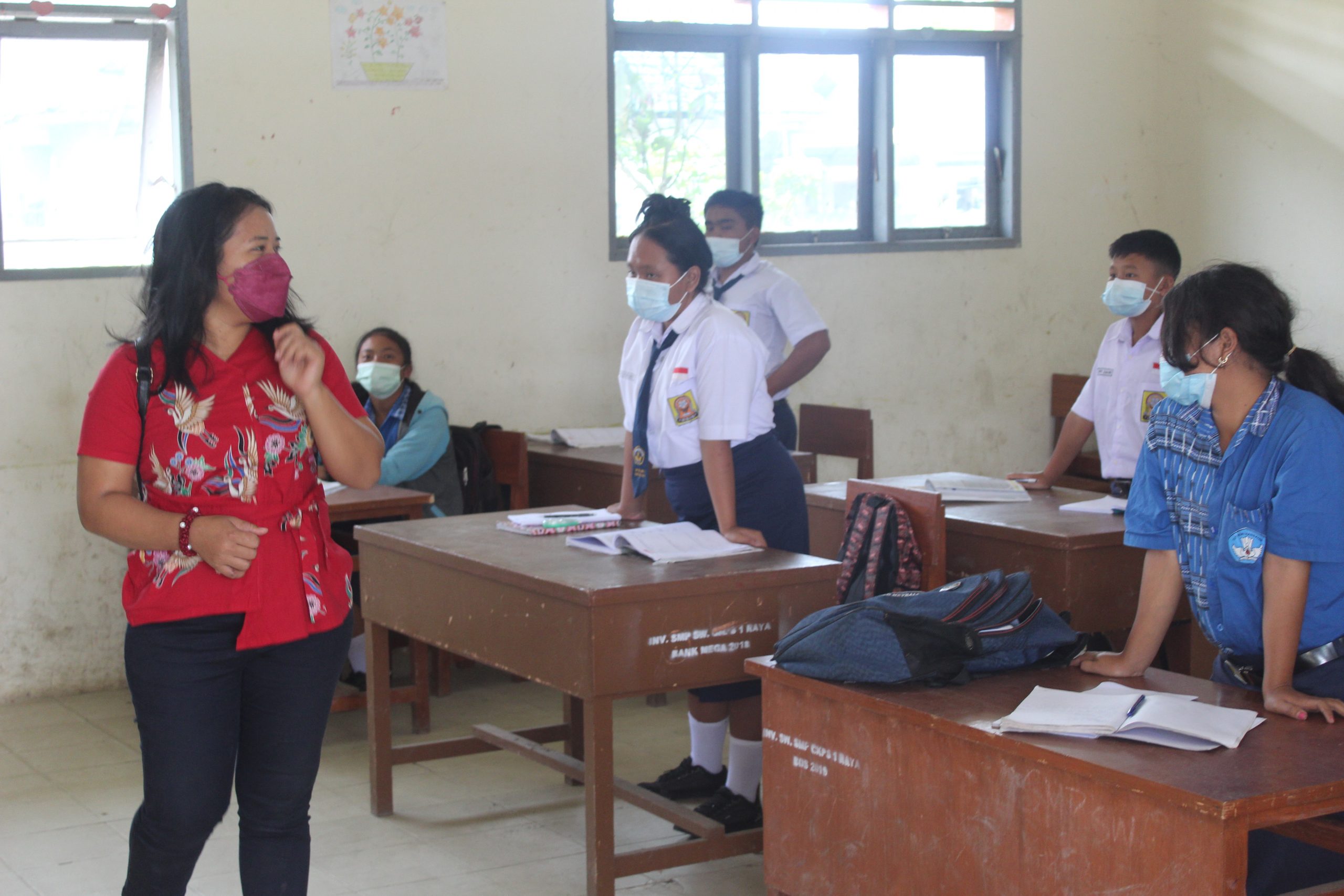 Pendampingan Sekolah di SMP GKPS I Raya